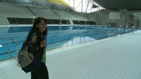 Sam at Olympic Pool